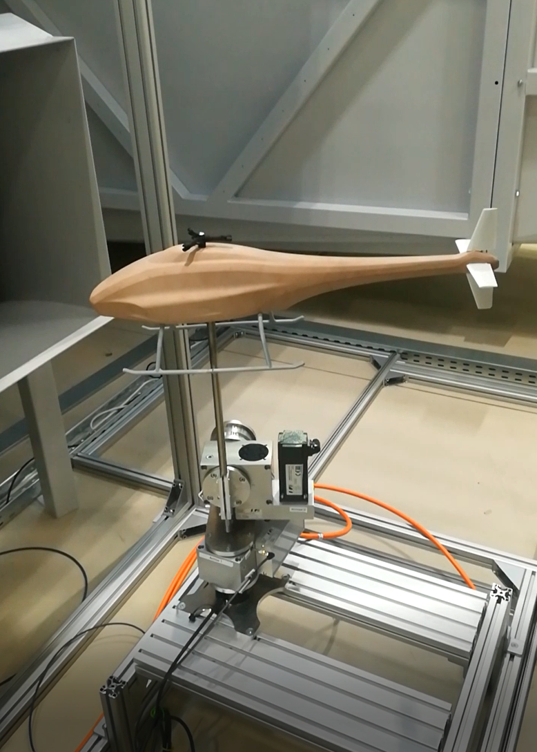 Windkanalversuch UMS Skeldar