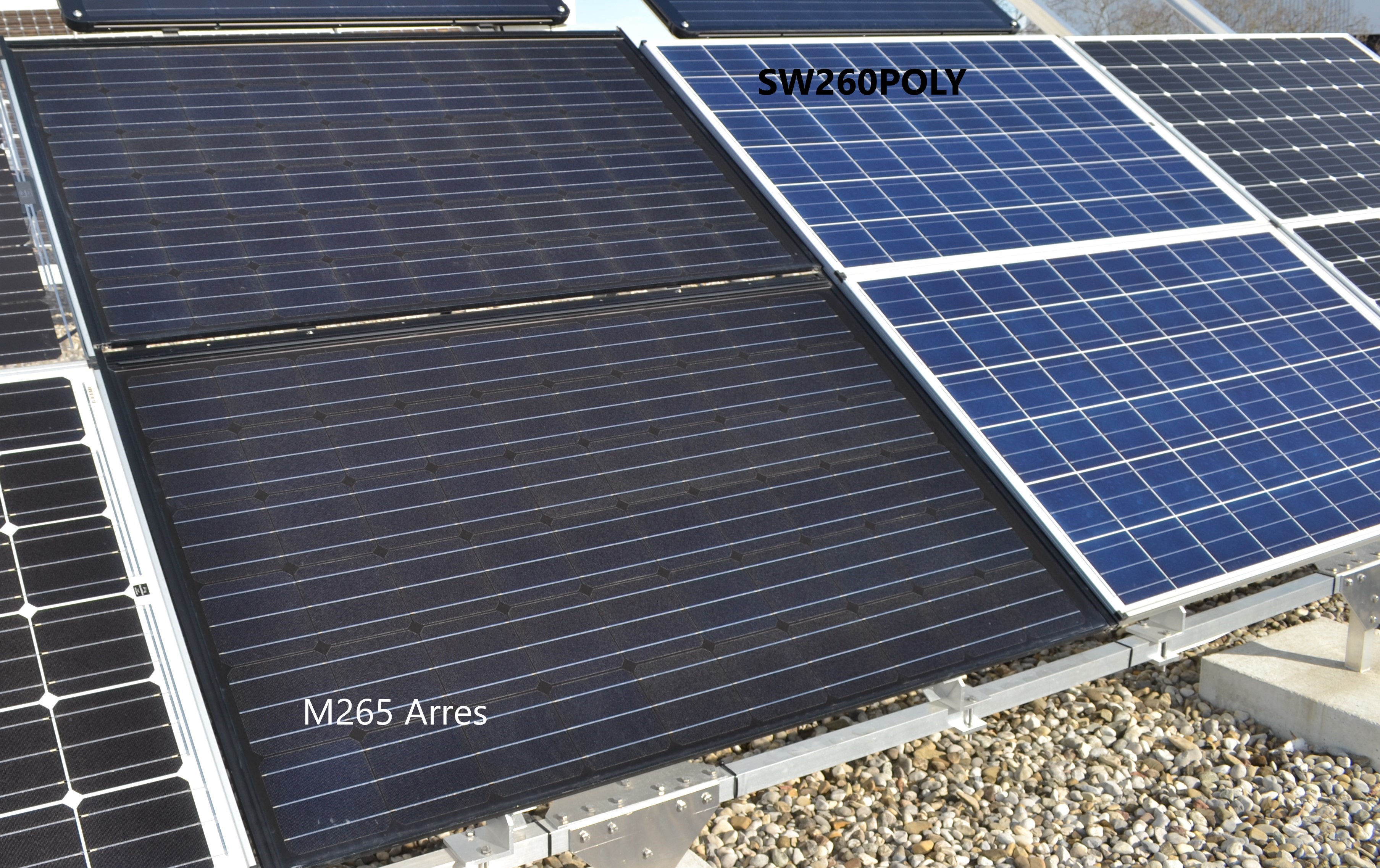 Vergleich der Vorderseiten