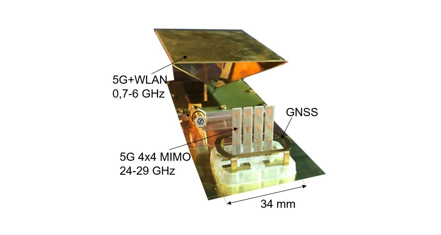 5G/WLAN/C2X und GNSS Multi-Antennenmodul