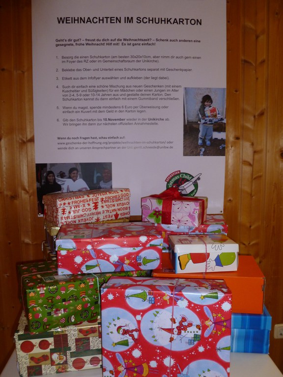 Weihnachten im Schuhkarton