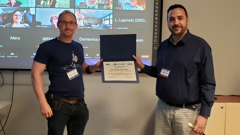 Matthias Frey has won the "Best Student Paper" award at the 12th IEEE