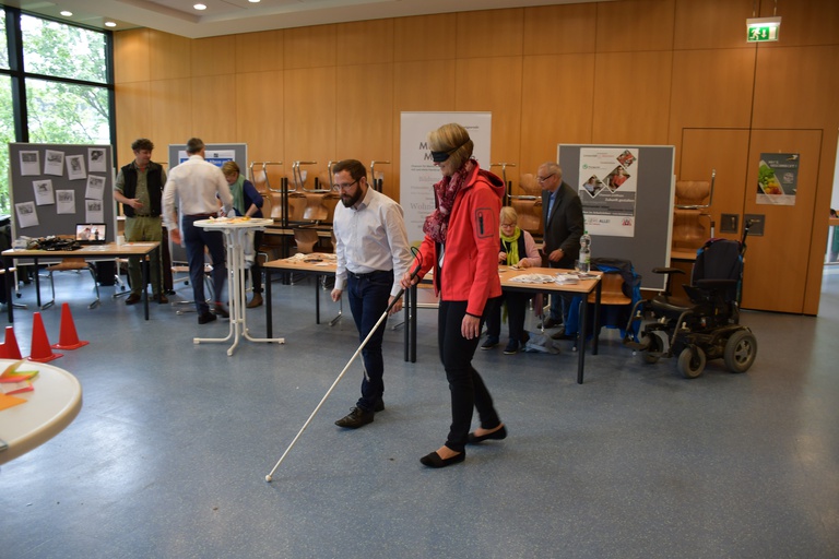 2019: Blindenparcours der Pfennigparade