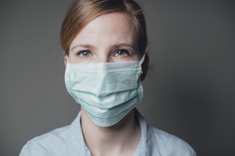 Einfache Maske, die keine indirekte Infektion verhindert