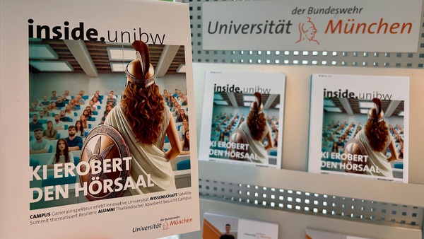 Die neue Ausgabe der inside.unibw ist da: KI erobert den Hörsaal