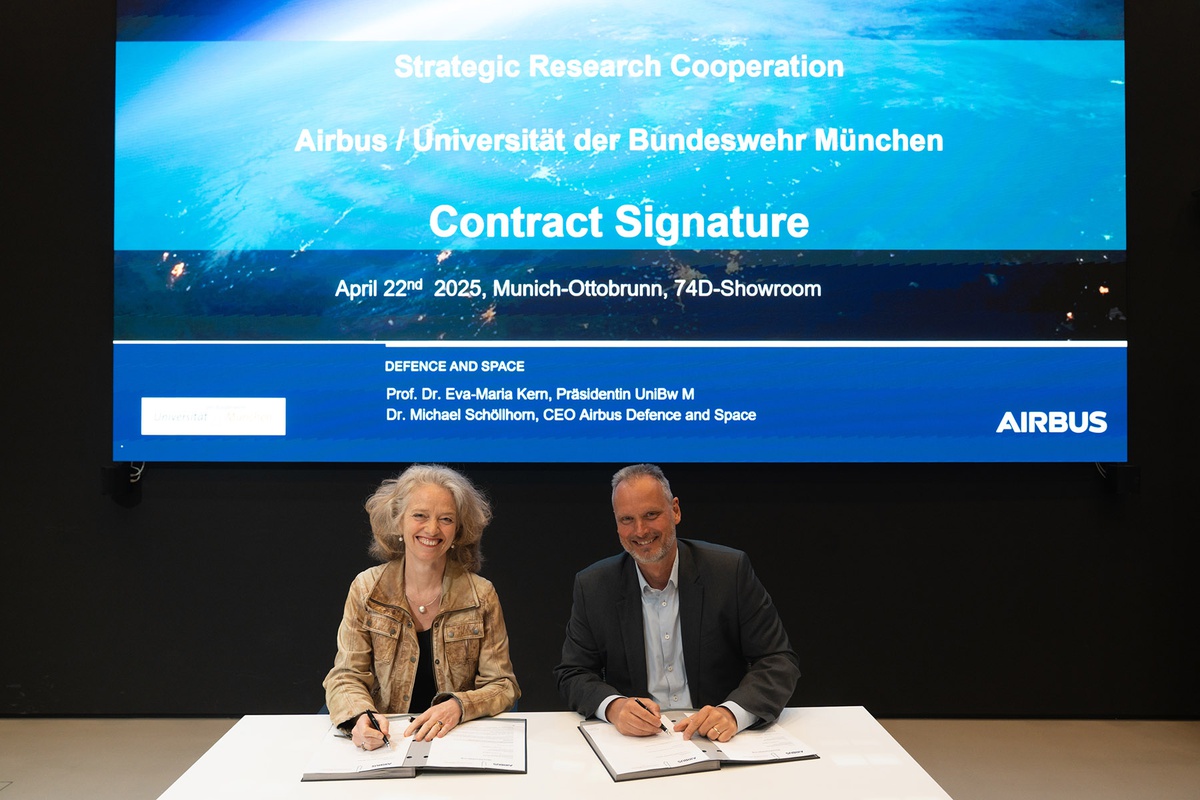 Universität der Bundeswehr München und Airbus erweitern Zusammenarbeit