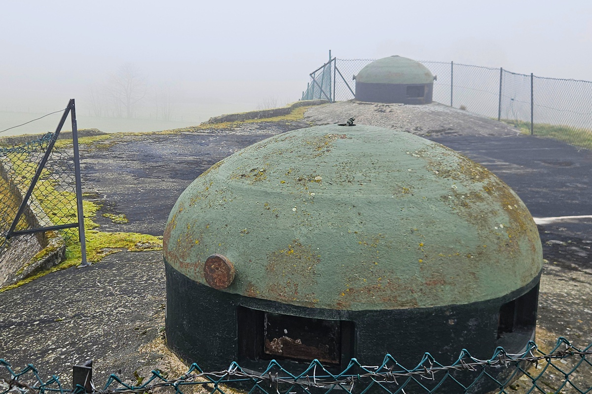 Fort de Schoenenbourg, eine vollständig erhaltenen Artilleriefestung der Maginot-Linie 