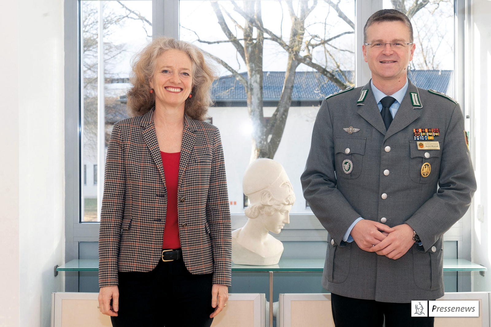 Prof. Kern und Oberst Wüstner Prof. Eva-Maria Kern und Oberst André Wüstner