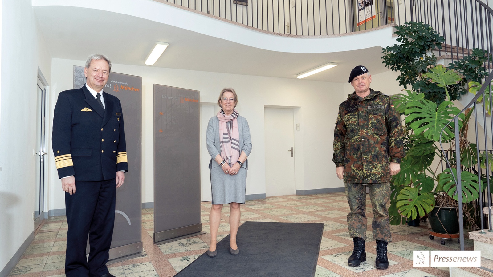 Vizeadmiral Thomas Daum zu Besuch an der Universität der Bundeswehr München