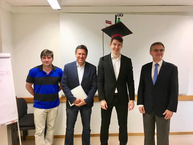 Congratulations to Dr. Sergejs Rogovs on passing his doctorate