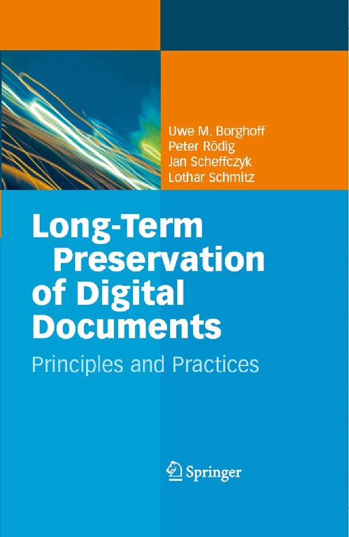 2006 COVER Long-Term Preservation of Digital Documents.jpg