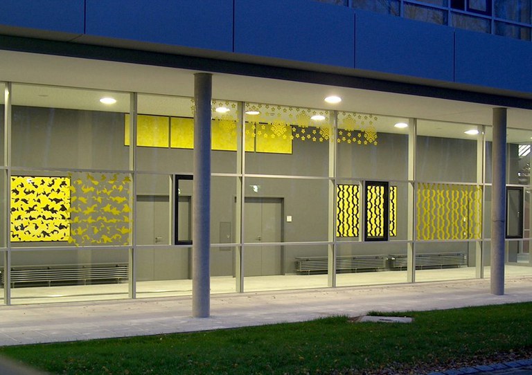 University Erlangen, wall design by Fed Ziegler