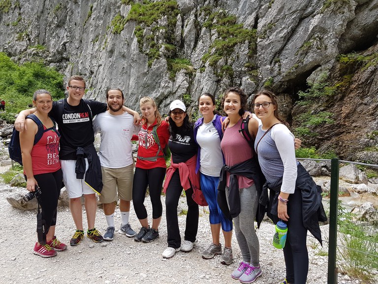 Hiking in the Alps