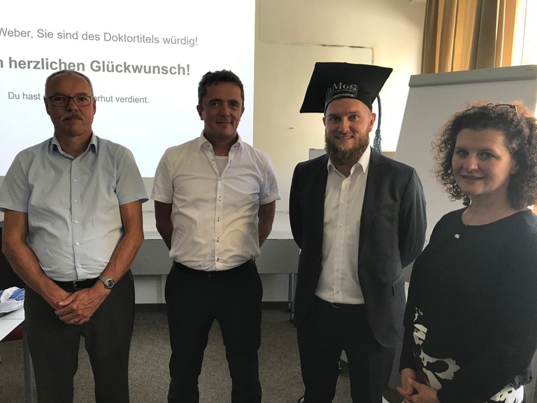 Promotionsprüfung von Jakob Weber