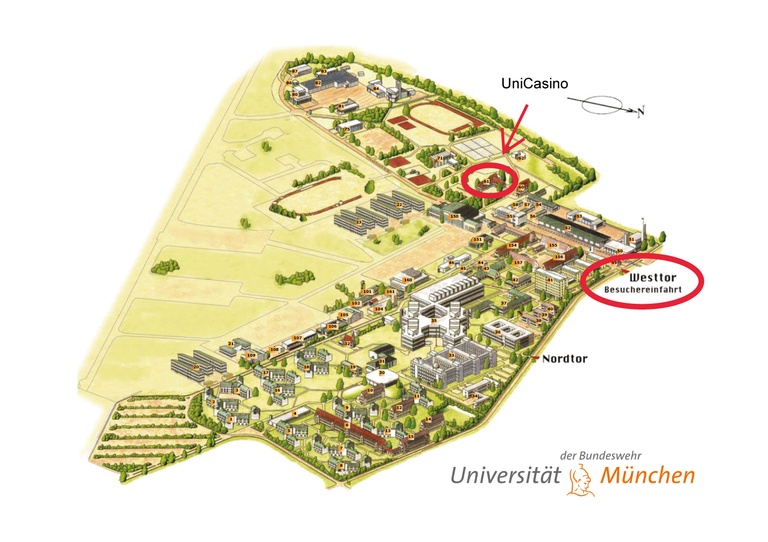Map of the campus Map of the campus