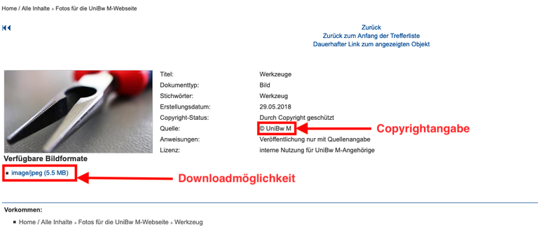 AtheneForschung Detailansicht
