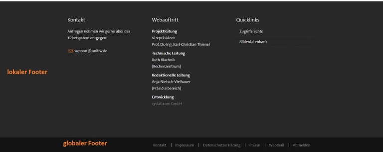 Bild Footer
