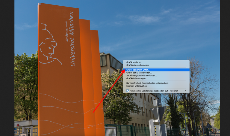 Pressebereich Grafik speichern