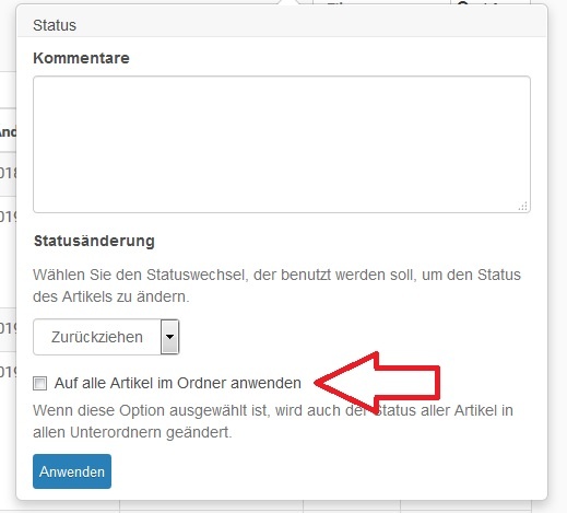 Status Ordner