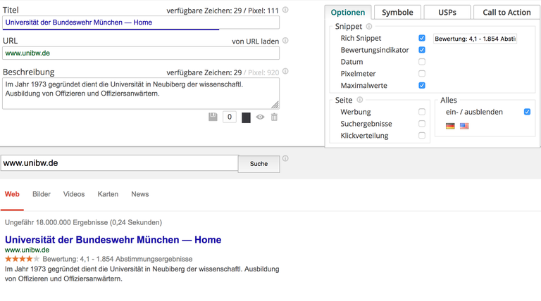 Serp Snippet Generator