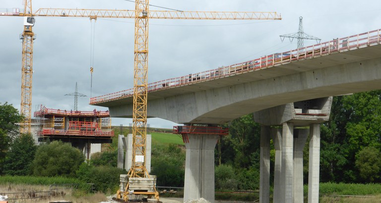 Übersicht Lappachtalbrücke