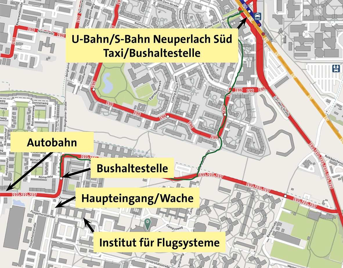 Lageplan Campus