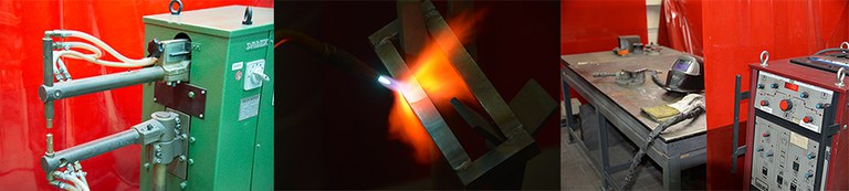 Verschiedene Schweißverfahren: MAG (Metall-Aktivgasschweißen), WIG (Metall-Inertgasschweißen), Gasschweißen, Elektrodenschweißen, Punktschweißen) Verschiedenste Metalle: Stahl, Aluminium, Edelstahl
