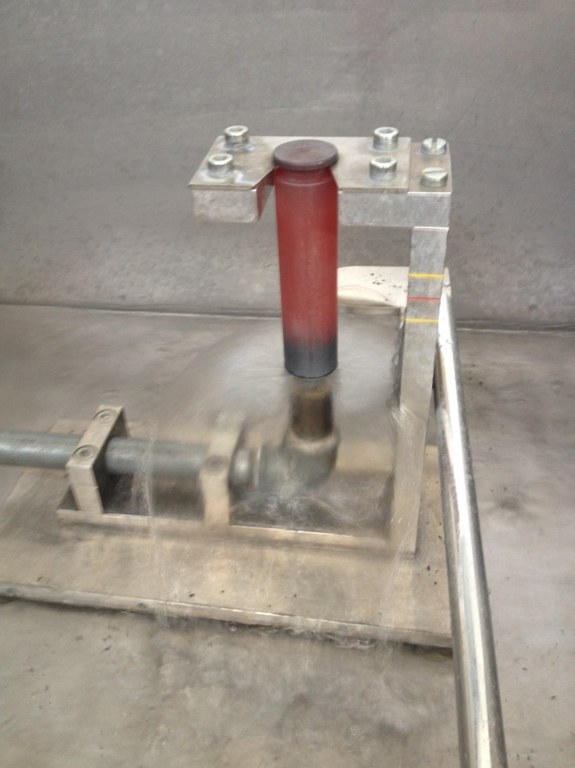 Stirnabschreckversuch