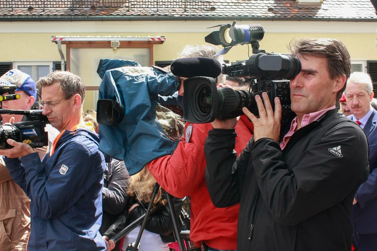 Das Medienzentrum dokumentiert die Veranstaltung