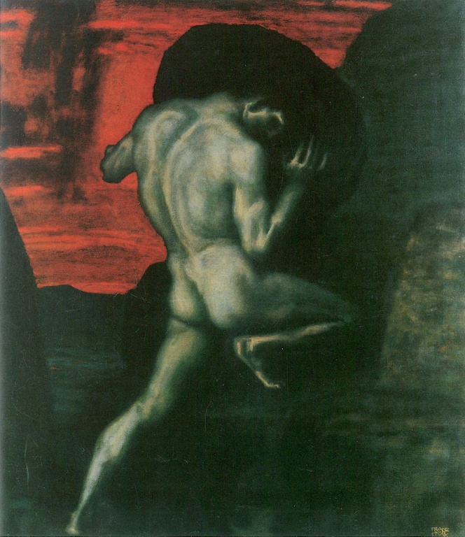 Franz von Stuck (1863-1928): Sisyphus (1920)