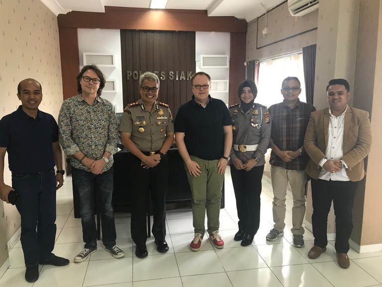 Besuch beim Polizeipräsidenten der Provinz Siak/Sumatra 2018