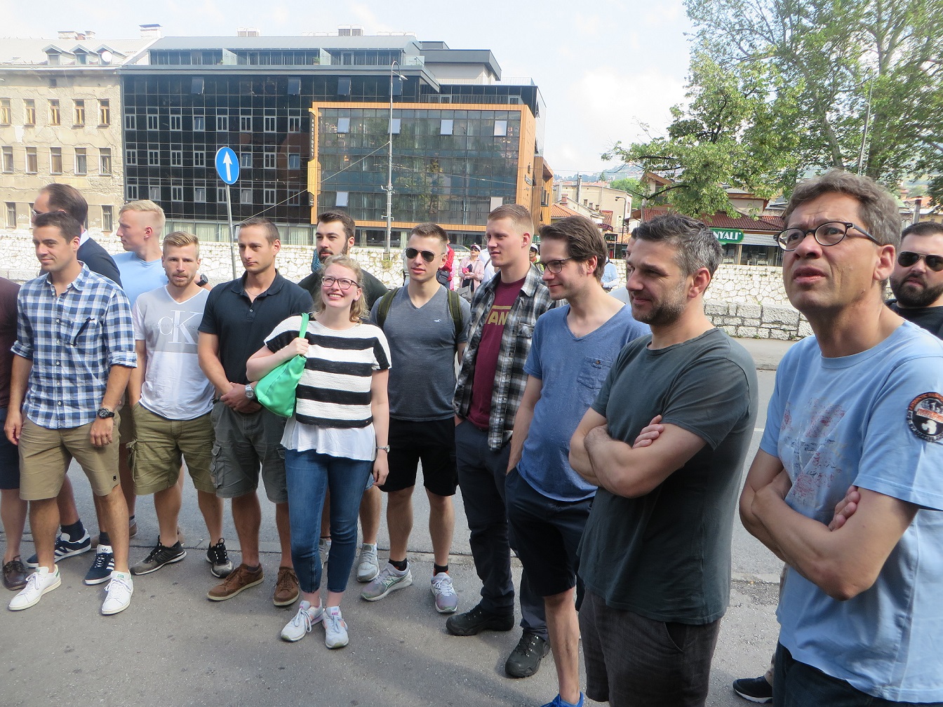 Guided tour to the site of the Sarajevo assassination of 1914