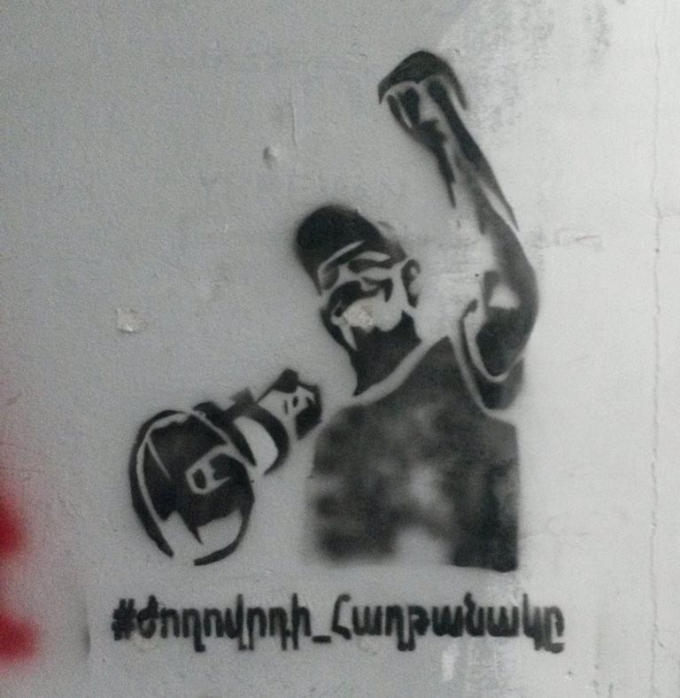 Pashinyan, leader of the protest movement