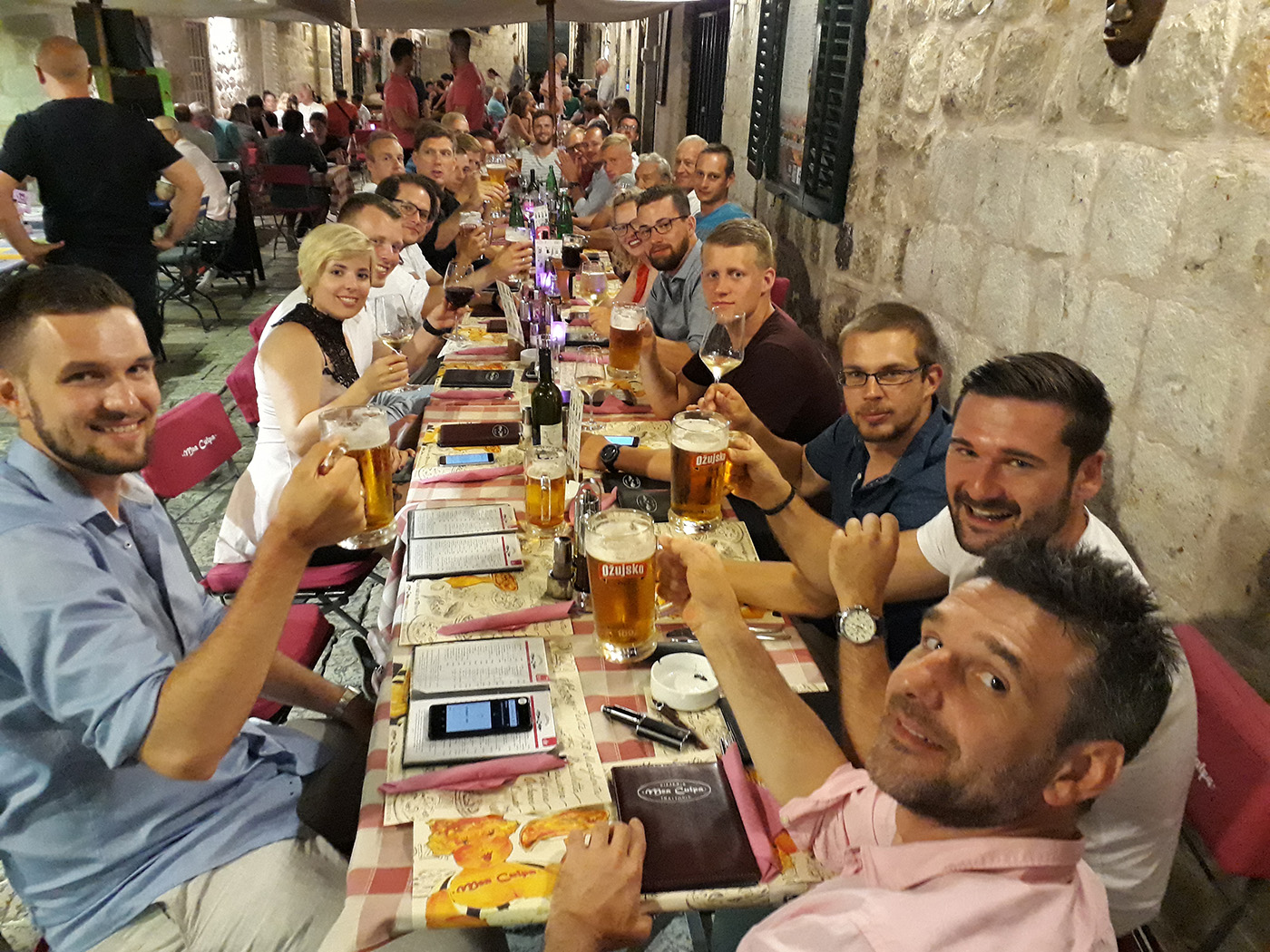 Abschlussabendessen Dubrovnik