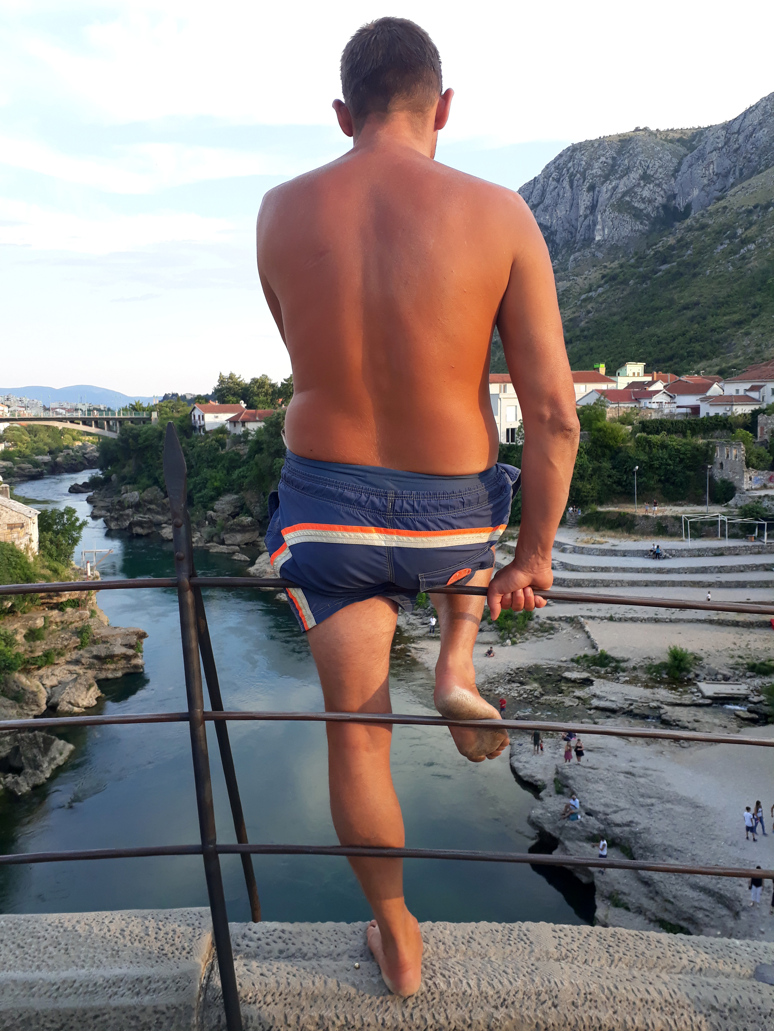 Brückenspringer Mostar