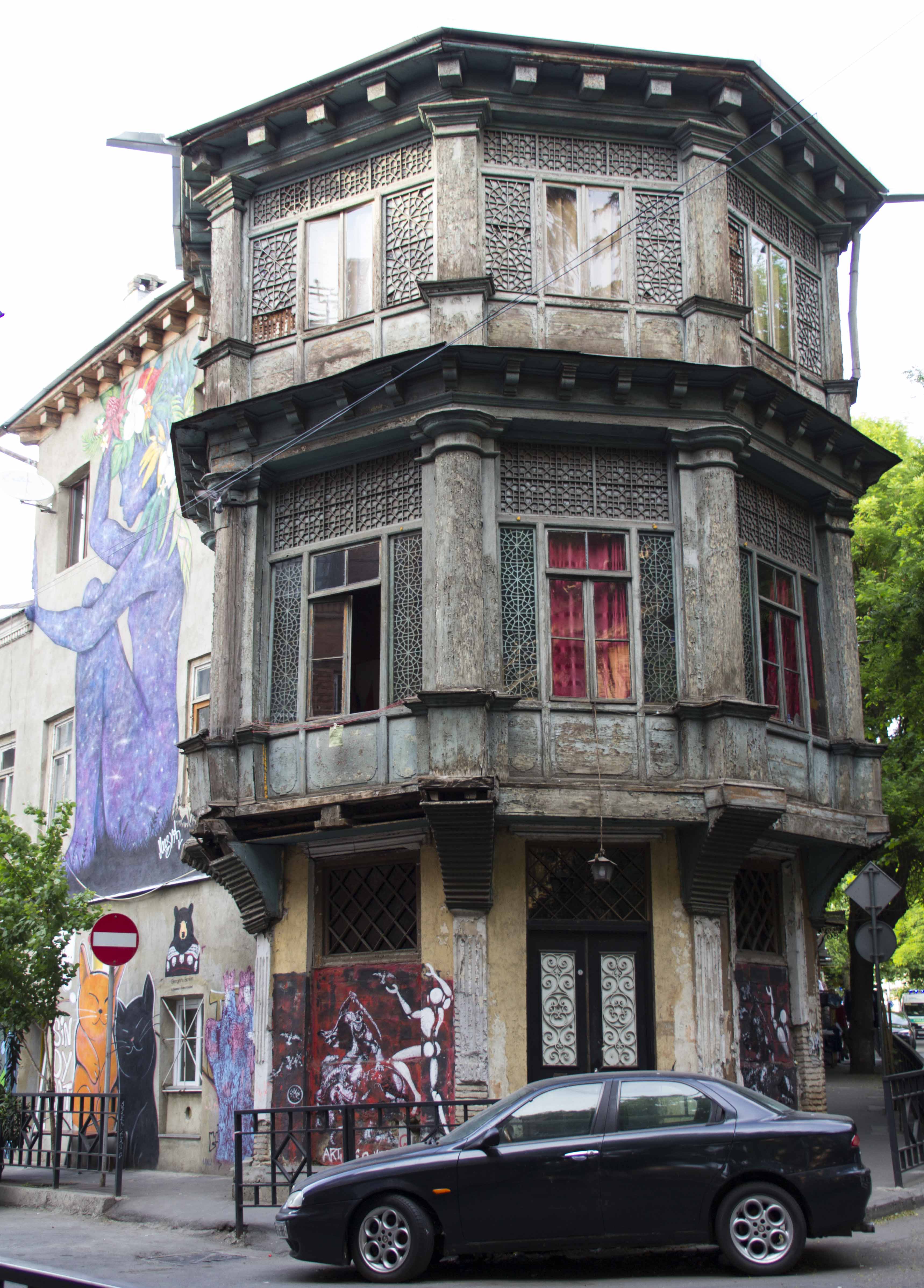 Typische Architektur in Tiflis