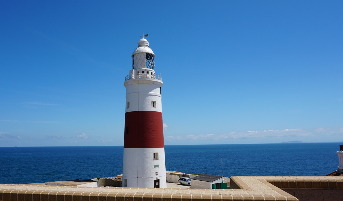Leuchtturm Gibraltar (Blick auf Afrika)