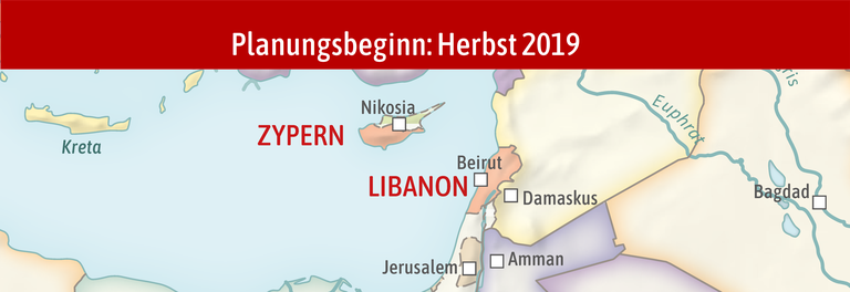 Zypern und Libanon 2021 (verschoben)