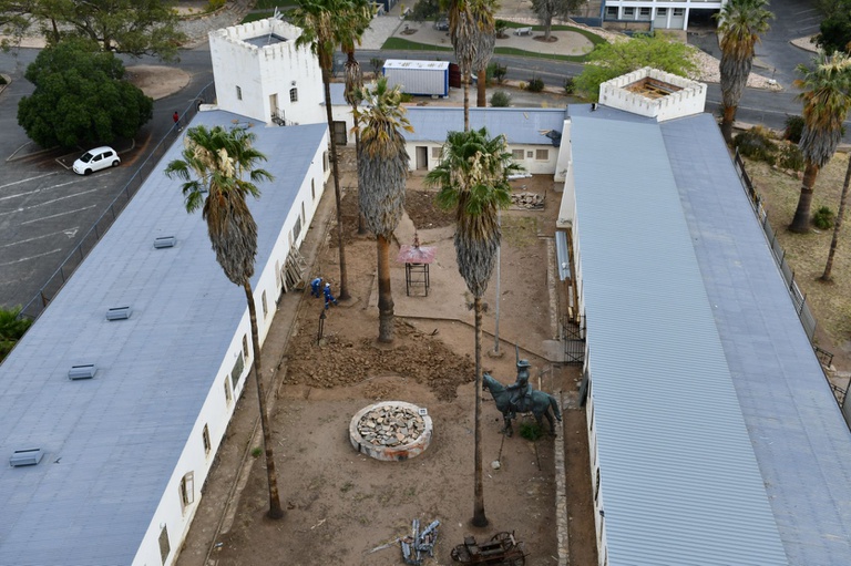 Removed Equestrian Statue (Reiterstatue) Windhoek