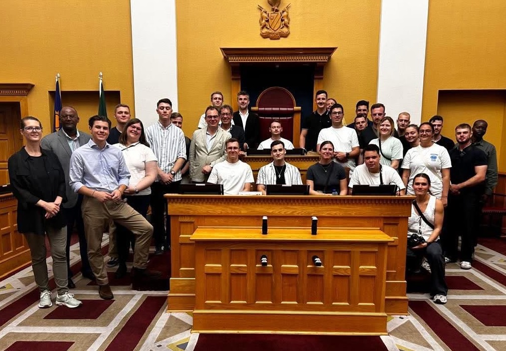 Inside Namibian Parliament