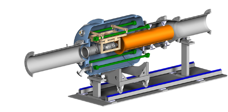 Schematische Darstellung des Höhenprüfstands