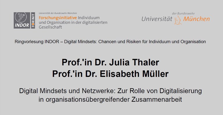 Vortrag im Rahmen der Ringvorlesung "Digital Mindsets"