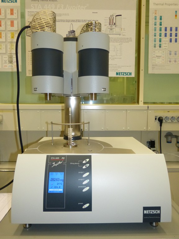 Simultaneous thermal analysis - Netzsch STA 449 F3 Jupiter