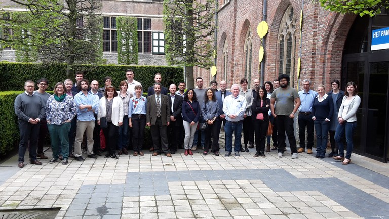 Gruppenbild des Teilnehmerinnen und Teilnehmer am Kick-off-Meeting in Gent, Belgien
